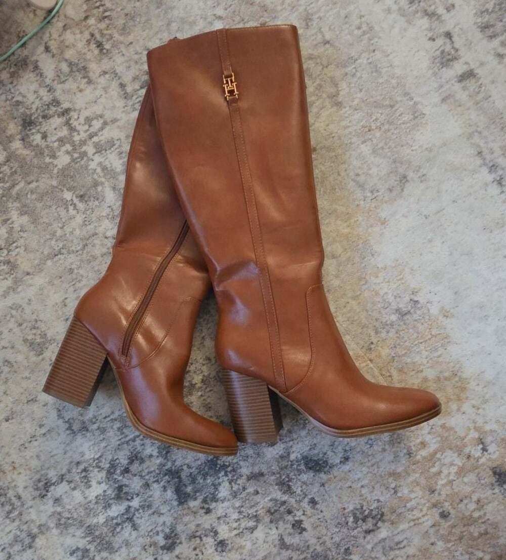 Tommy Hilfiger Ursy Women's Knee High Block Heel Boots
